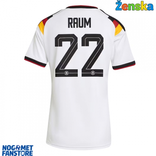 Njemačka David Raum #22 Domaci Dres za Ženska SP 2026 Kratak Rukav
